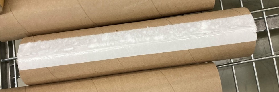 不織布付き紙管